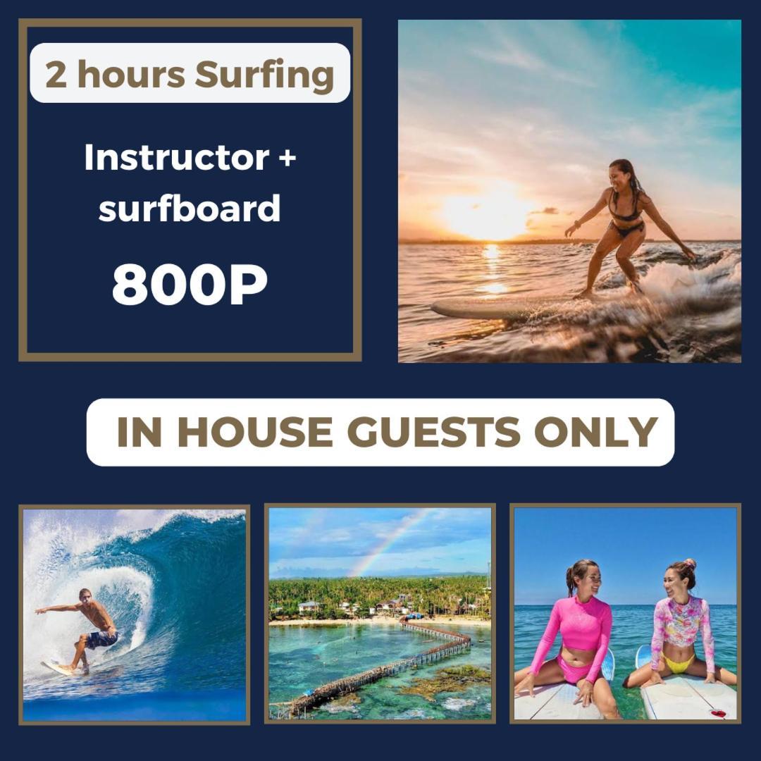 Wave Retreat Hostel General Luna  Bagian luar foto